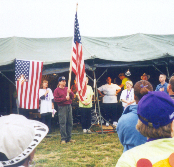 Opening Ceremony, 2002 Relay for Life 